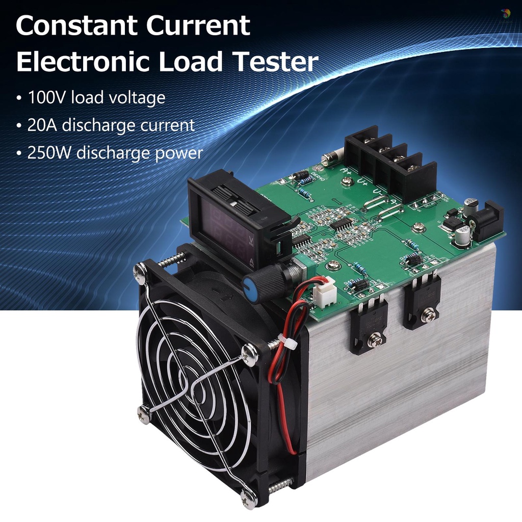 Thiết Bị Kiểm Tra Tải Điện Tử Đa Năng 250W 12V 20A