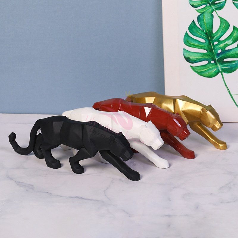 Tượng Báo Săn mồi quyền lực decor Lily's decor house để bàn trang trí nội thất Quà tặng decor trang trí kệ tủ văn phòng