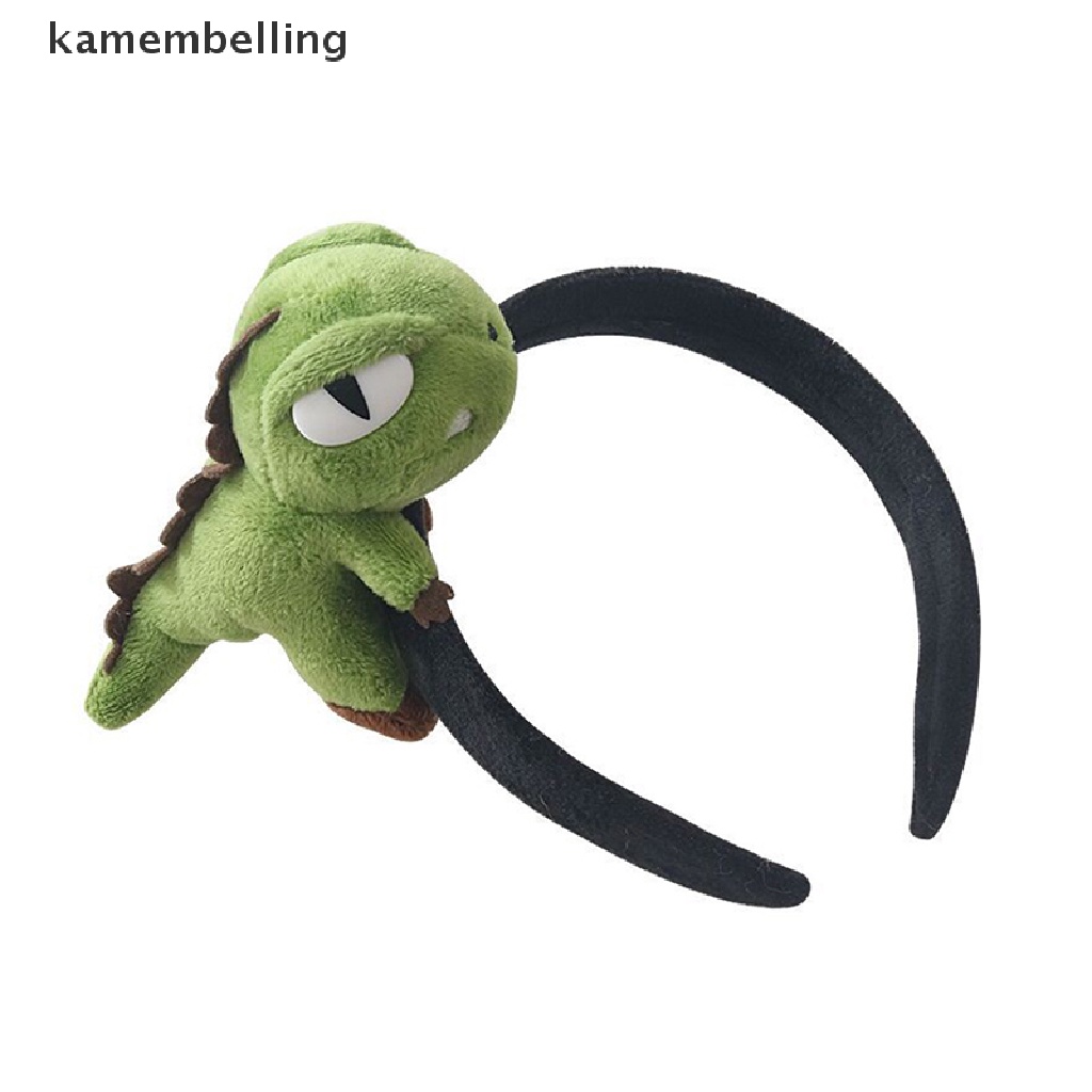 Kamembelling Băng Đô Cài Tóc Hình Khủng Long Ba Chiều Dễ Thương Trang Điểm Gương Mặt Dành Cho Bạn Nữ EN