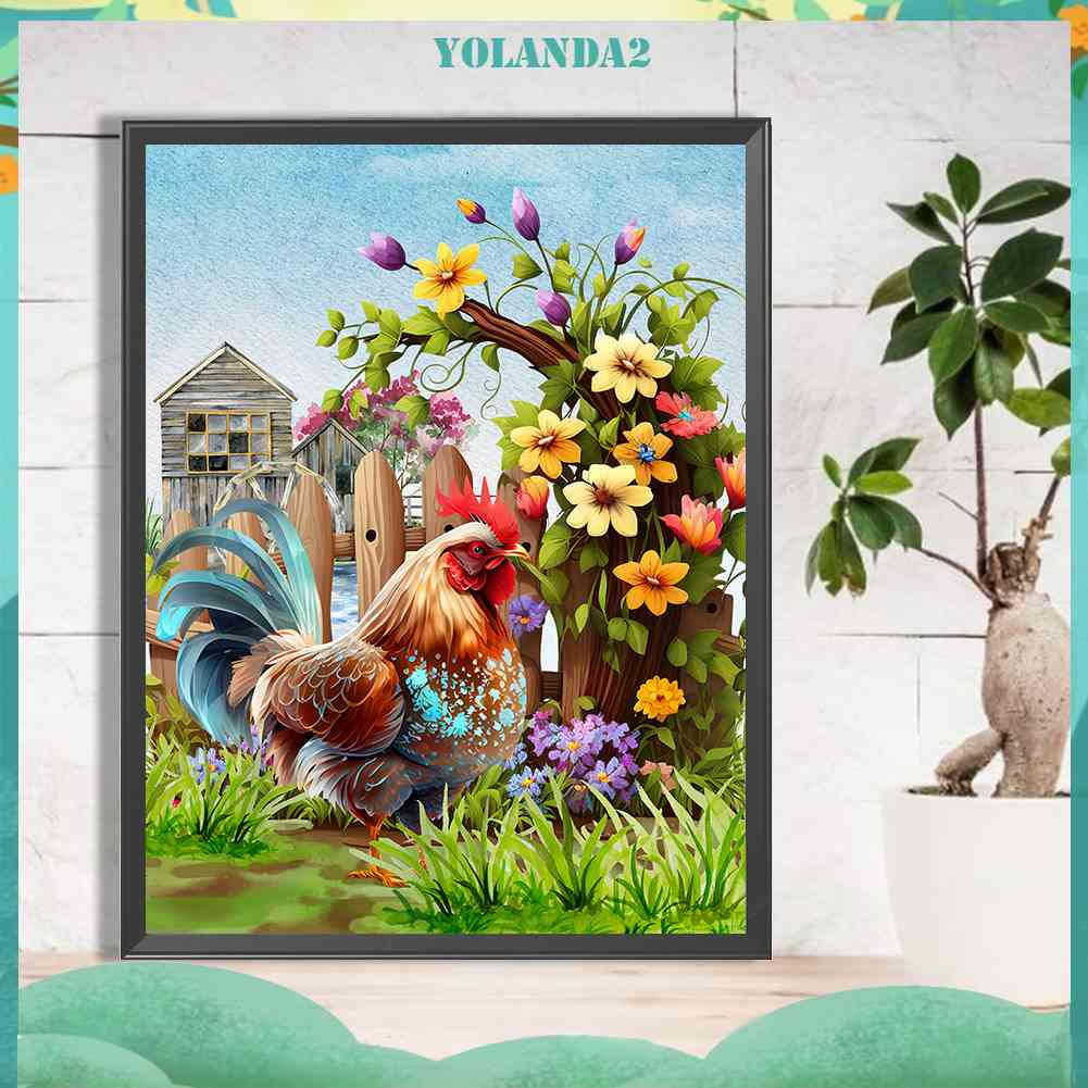 Tranh Đính Đá Kim Cương Toàn Bộ 5D DIY Hình Vẽ Nghệ Thuật Trang Trí Nhà Cửa