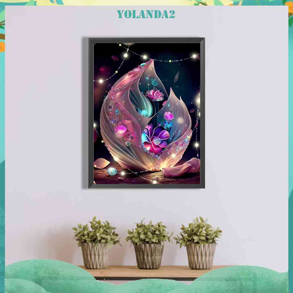 Bộ Tranh Đính Đá 5D Họa Tiết Vỏ Sò Độc Đáo DIY Dùng Trang Trí Nhà Cửa