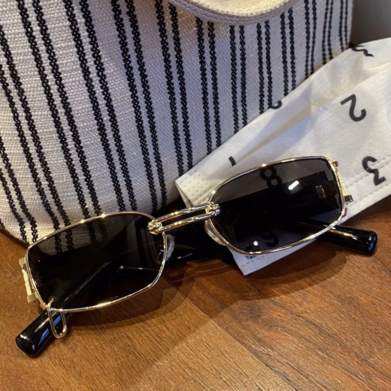 Kính Mát Thời Trang Nam Nữ Gọng Kim Loại Mới 2023 Màu Sắc
