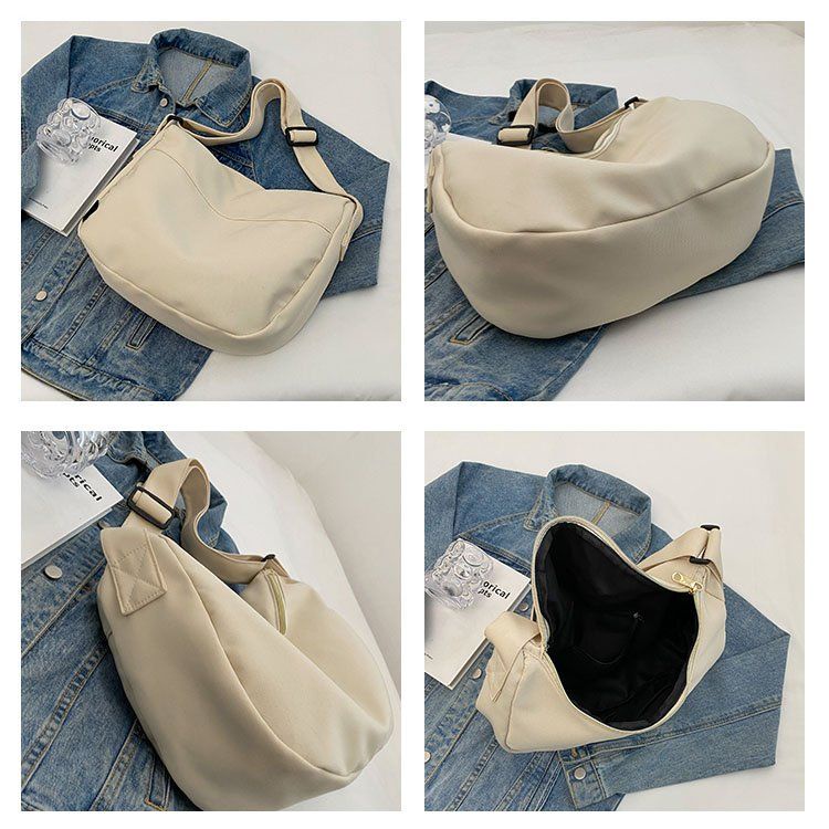 Túi Xách Canvas Sức Chứa Lớn 4 Màu Thời Trang Hàn Quốc Cho Nữ
