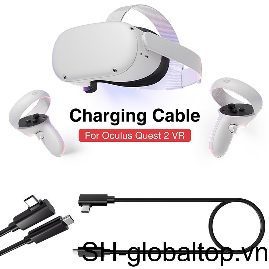 Dây Cáp Kết Nối Tai Nghe Thực Tế Ảo USB C Sang Type C 3 1 Tương Thích Với Oculus Quest 2 VR
