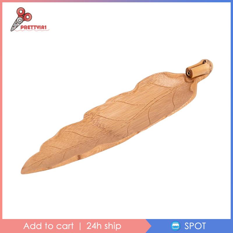 [Prettyia1] Giá Đỡ Que Gỗ Tre Bền Hình Lá Phong Cách Nhật Bản Cho Bàn Làm Việc