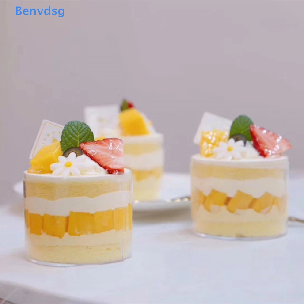 Bộ 12 Cốc Nhựa Đựng Món Tráng Miệng Mini 70ml