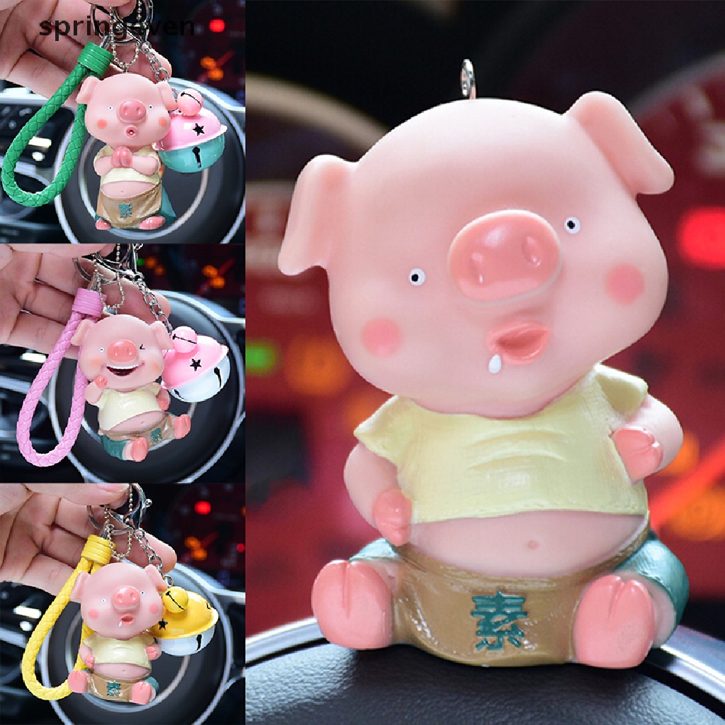 Móc Khóa Hình Chú Heo Cười Đáng Yêu