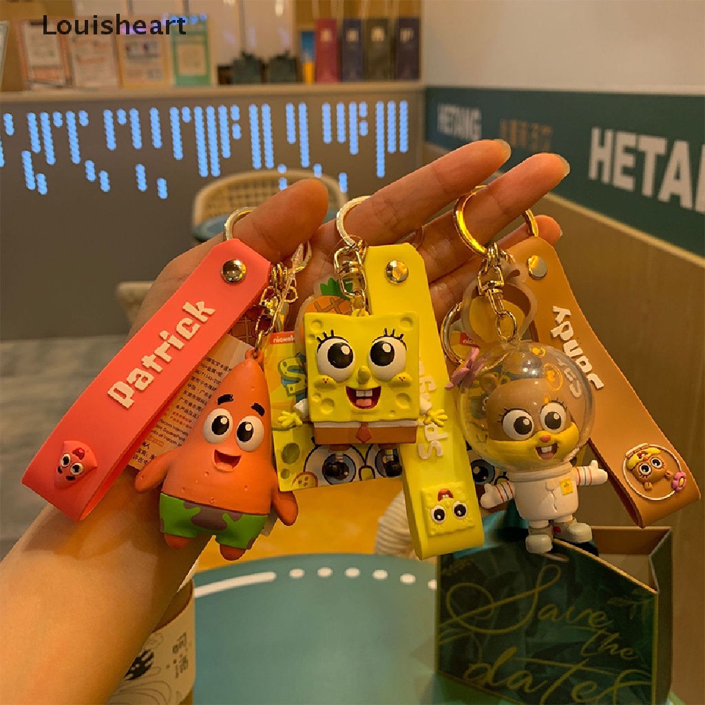 Louisheart Móc Khóa Hình SpongeBob SquarePants Dễ Thương TFG