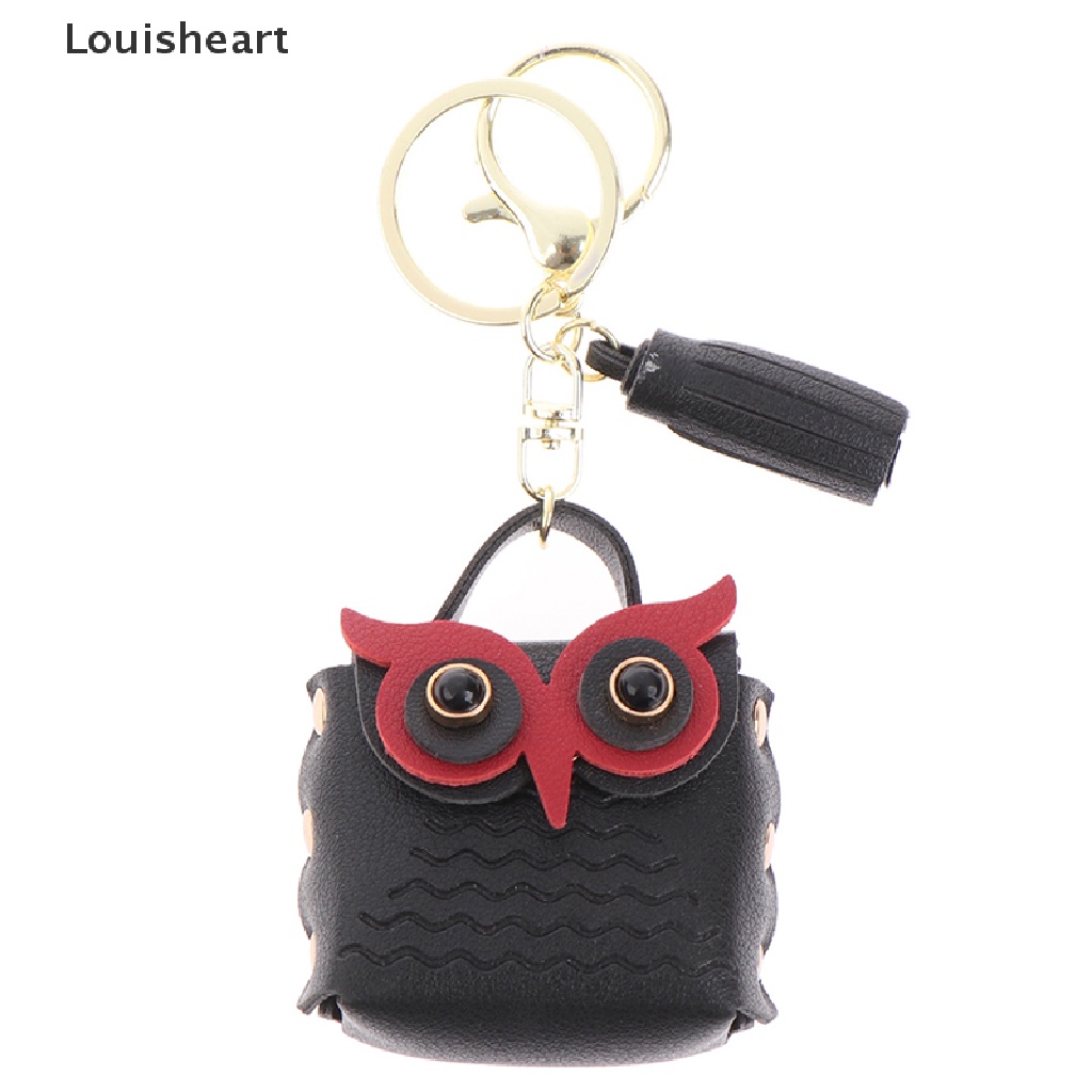Móc Khóa Da Hình Cú Mèo Louisheart Đáng Yêu