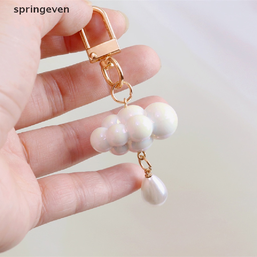 Móc Chìa Khóa Hình Đám Mây Nhiều Màu Sắc Bằng Acrylic