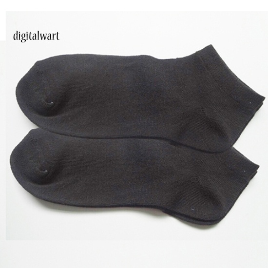 Kỹ Thuật Số| Đôi Vớ Cotton NgắN MàU Trơn ThoáNg Khí ThờI Trang Cho Nam