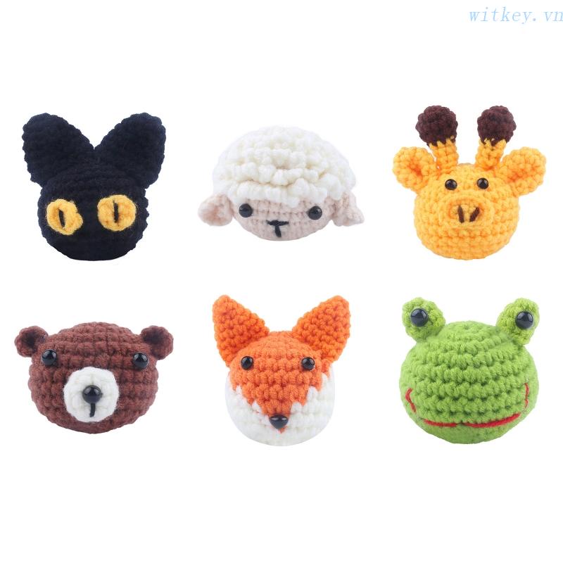 Chuỗi Hạt Đan Móc Thủ Công Hình Động Vật Dành Cho Em Bé Sơ Sinh Mọc Răng