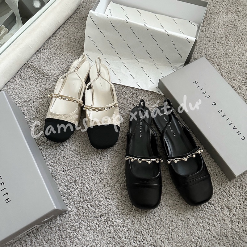 Giày búp bê charles & keith hàng tuồn full box GD0010