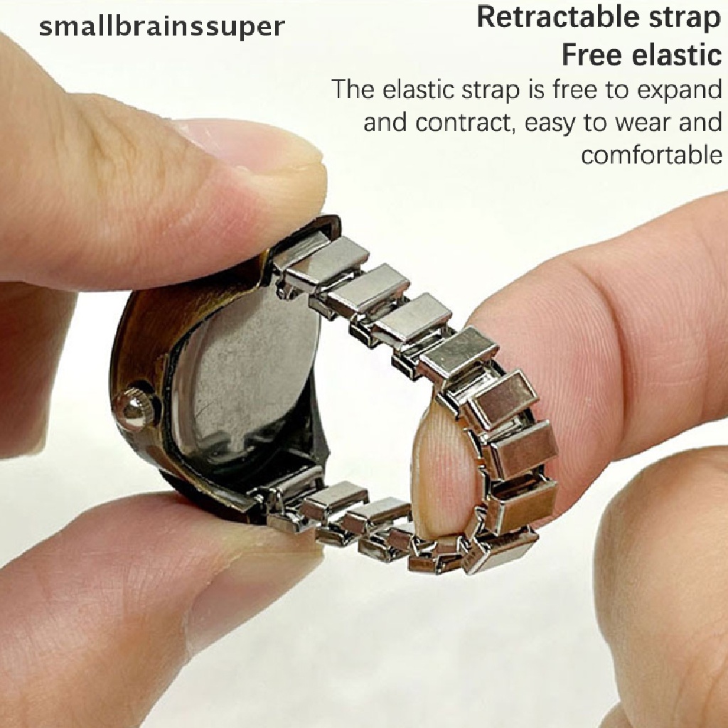 Nhẫn Đồng Hồ Co Giãn Phong Cách Punk Hip hop Cá Tính Cho Cặp Đôi SBS