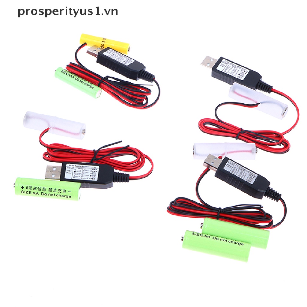 1 Dây Cáp Nguồn AA / AAA Khử Trùng Thay Thế 1-3 Cái 1.5V