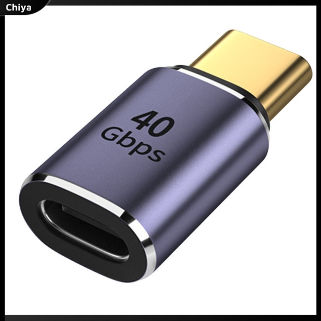 Đầu Nối Chuyển Đổi Type-C 4.0 Male Sang C Female 40gbps Pd100w Sạc Nhanh Cho Thunderbolt 4