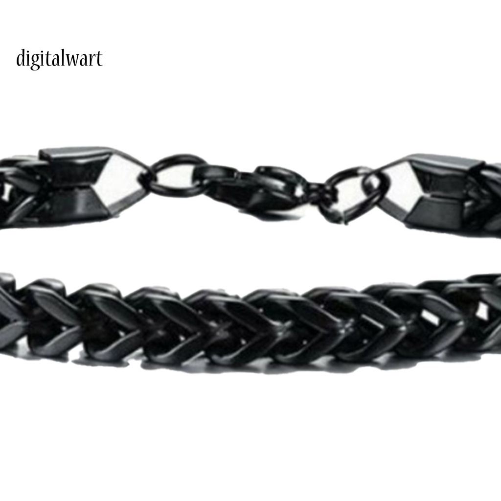 Kỹ Thuật Số| Vòng Đeo Tay Bằng Thép Titan Họa Tiết Xương Rắn Phong Cách Âu Mỹ Cá Tính Thời Trang Cho Nam