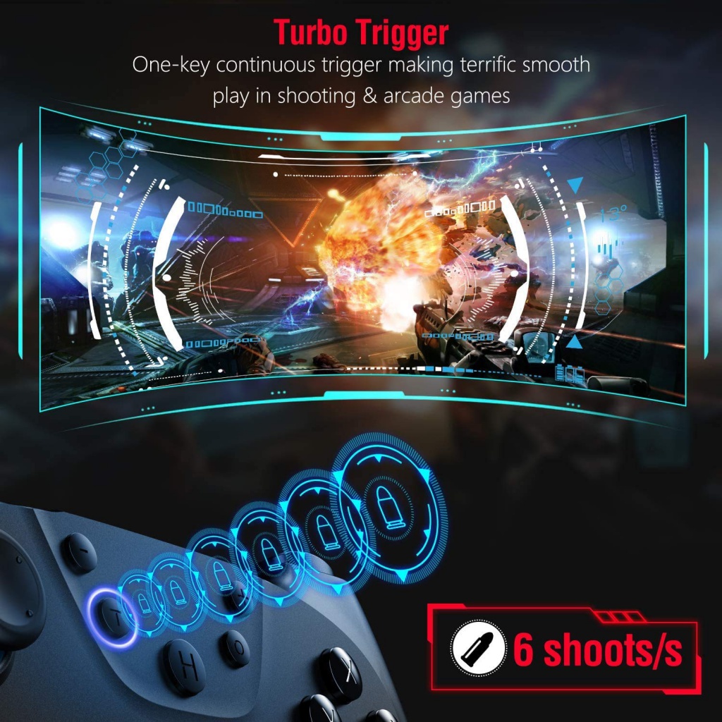 Tay Cầm Chơi Game Bluetooth Không Dây Tương Thích Với Switch Pro OLED