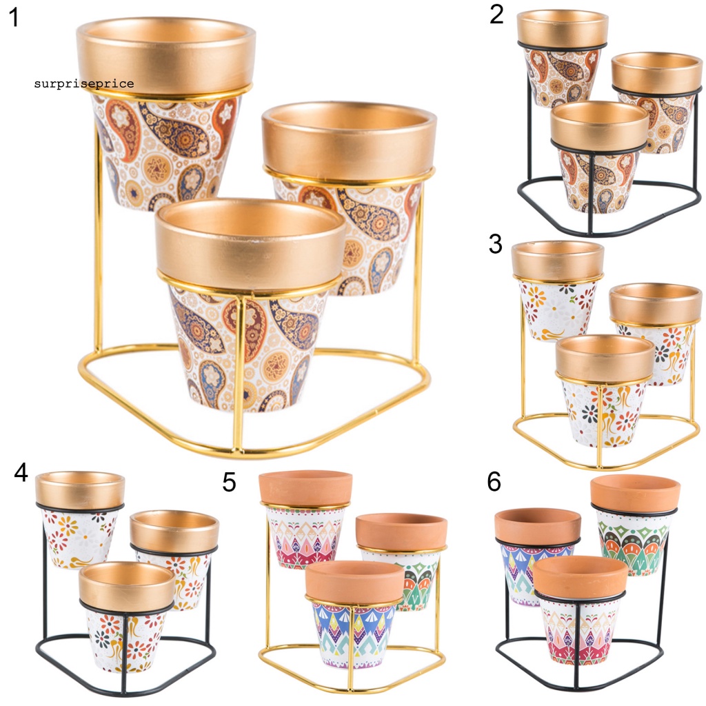 1 Bộ Chậu Trồng Cây Di Động Lâu Trôi Chống Ăn Mòn Trang Trí Sân Vườn