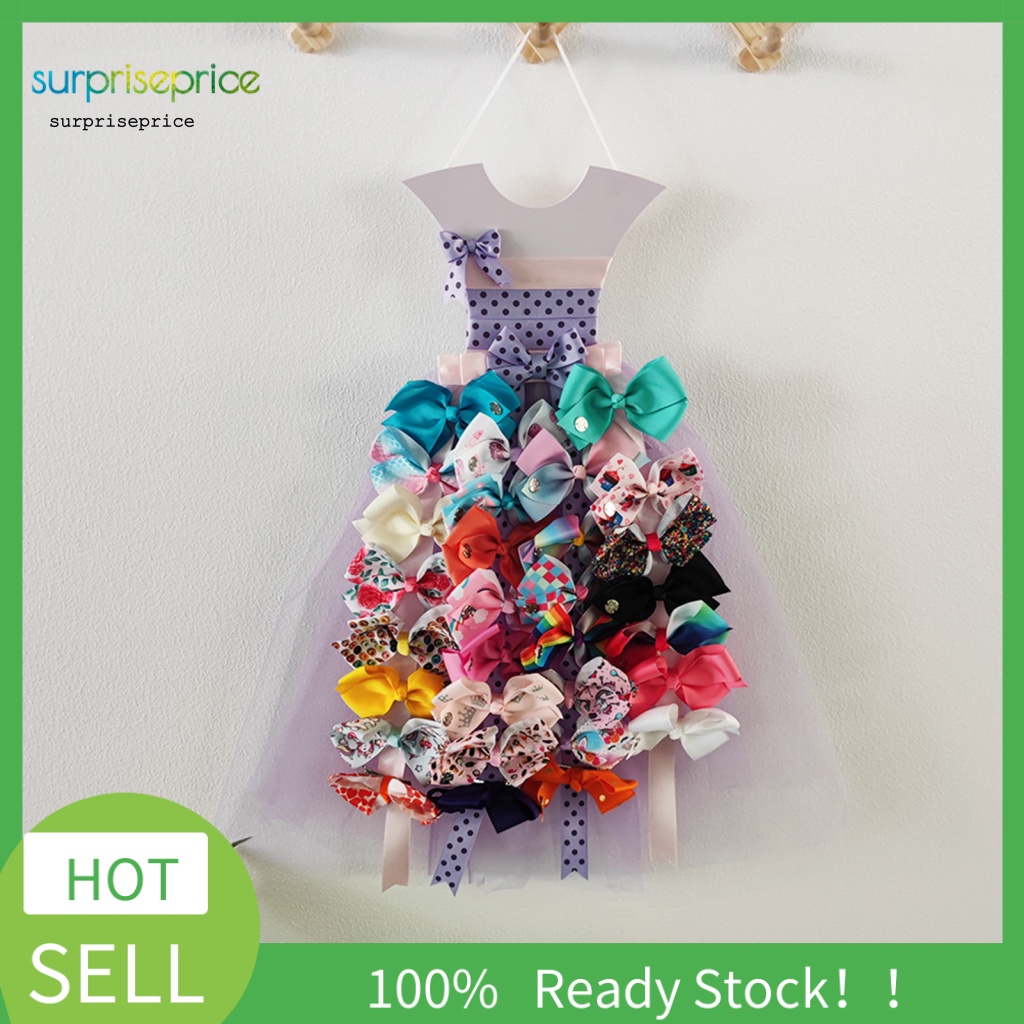 Giá Đỡ Kẹp Tóc / Kẹp Tóc Bằng PVC Đa Năng In Họa Tiết Chấm Bi Xinh Xắn Tiện Dụng