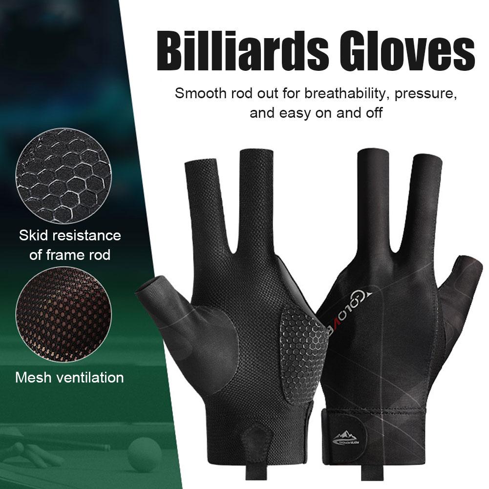 Găng Tay Polyester Chống Trượt Thoáng Khí Dùng Khi Chơi Bida