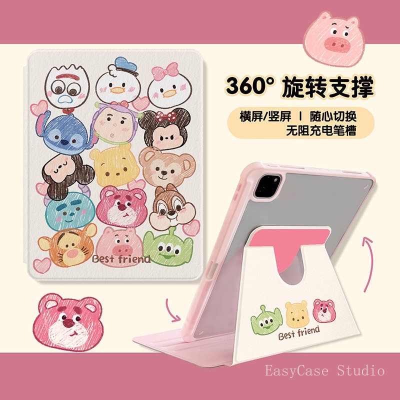 Bao Da Máy Tính Bảng Xoay Chống Bụi Cho iPad 2019 10.2 air 4 10.9 9.7-inch Pro 11 9 Pro 2022 12.9-inch air 3 5 / 6 2017 / 2018 11