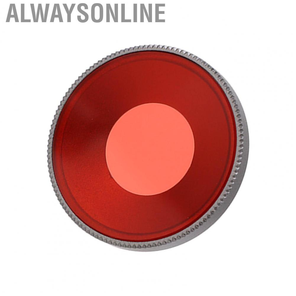 Alwaysonline Underwater Photographic Filter  Scratch Proof Diving Red for Shooting
