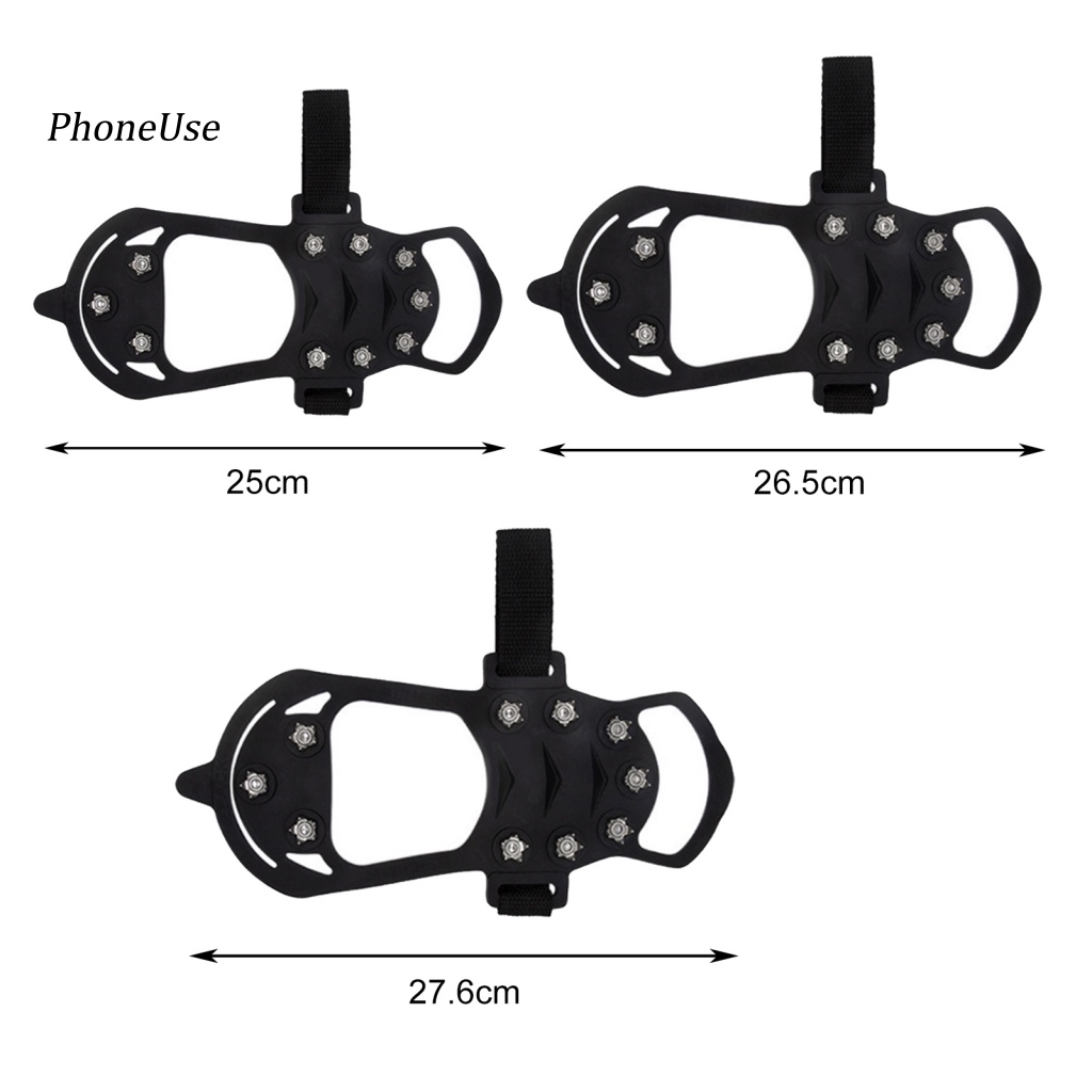 1 Cặp Đinh Gắn Đế Giày Leo Núi Bằng Silicon PU + 10 Đinh Tán Chống Mòn Tiện Dụng