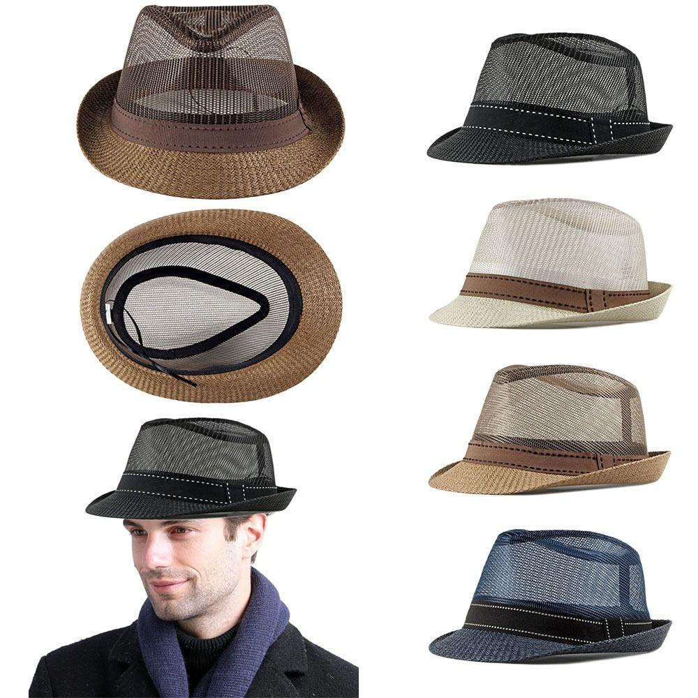 Nón Fedora Lỗ Thời Trang Đi Biển Ngoài Trời