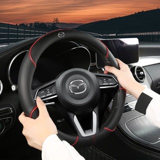 Bao Da Bọc Vô Lăng Siêu Mỏng Thoáng Khí Cho Mazda 2 3 5 6 8 CX5 CX7 CX3 CX9 RX MX Cx CX30 Atenza AXELA BT-50
