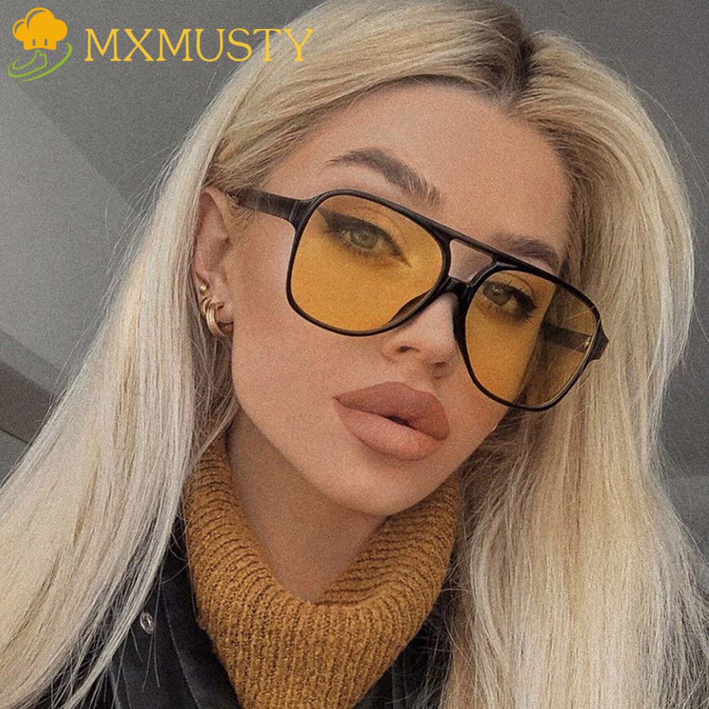 Kính Mát Khung Kép Đa Giác Nhiều Màu Sắc Thời Trang Dành Cho Nữ