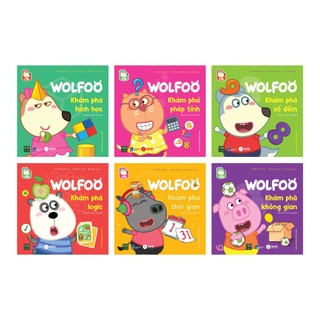 Sách - Combo 6 cuốn Wolfoo Khám Phá