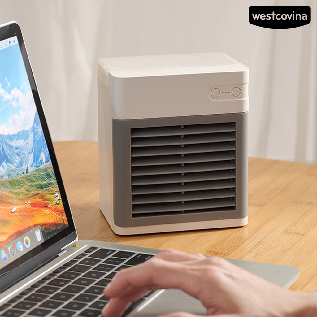 W🅢Quạt Phun Sương Làm Mát Không Khí Dung Tích Lớn 2 Màu Tùy Chọn