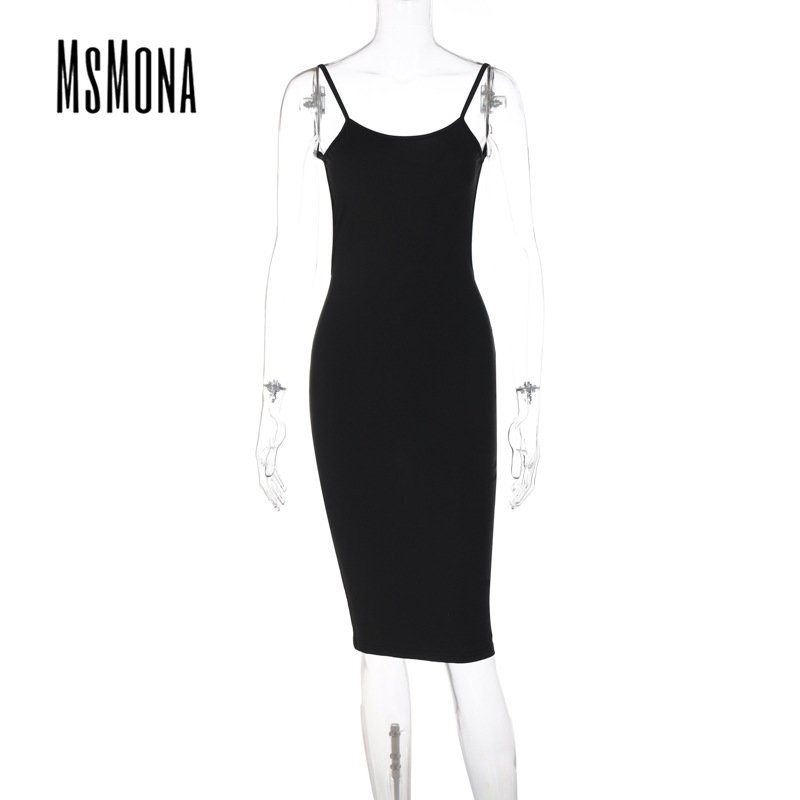 Đầm Không Tay Cổ Chữ U Màu Trơn Thời Trang 2023 Quyến Rũ Cho Nữ