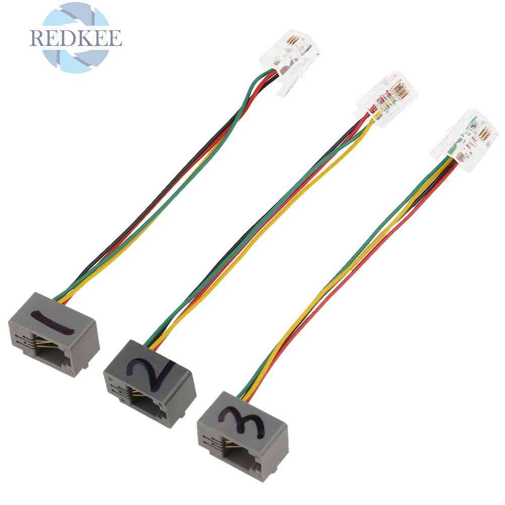Cáp ChuyểN ĐổI Âm Thanh RJ9 4P4C ĐầU CắM Sang Lỗ CắM 3.5mm