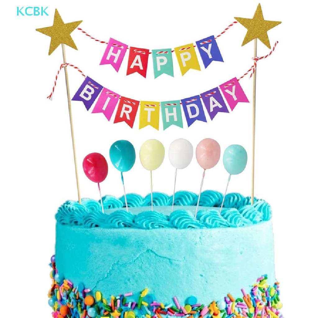 Kc Bộ 5 Que Cắm Trang Trí Bánh Kem Sinh Nhật Nhiều Màu Sắc Ra BK