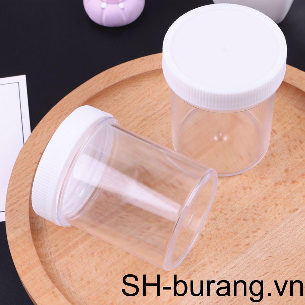 Set 10 Hũ Nhựa Rỗng Miệng Rộng Đựng Đồ Dùng Tiện Lợi
