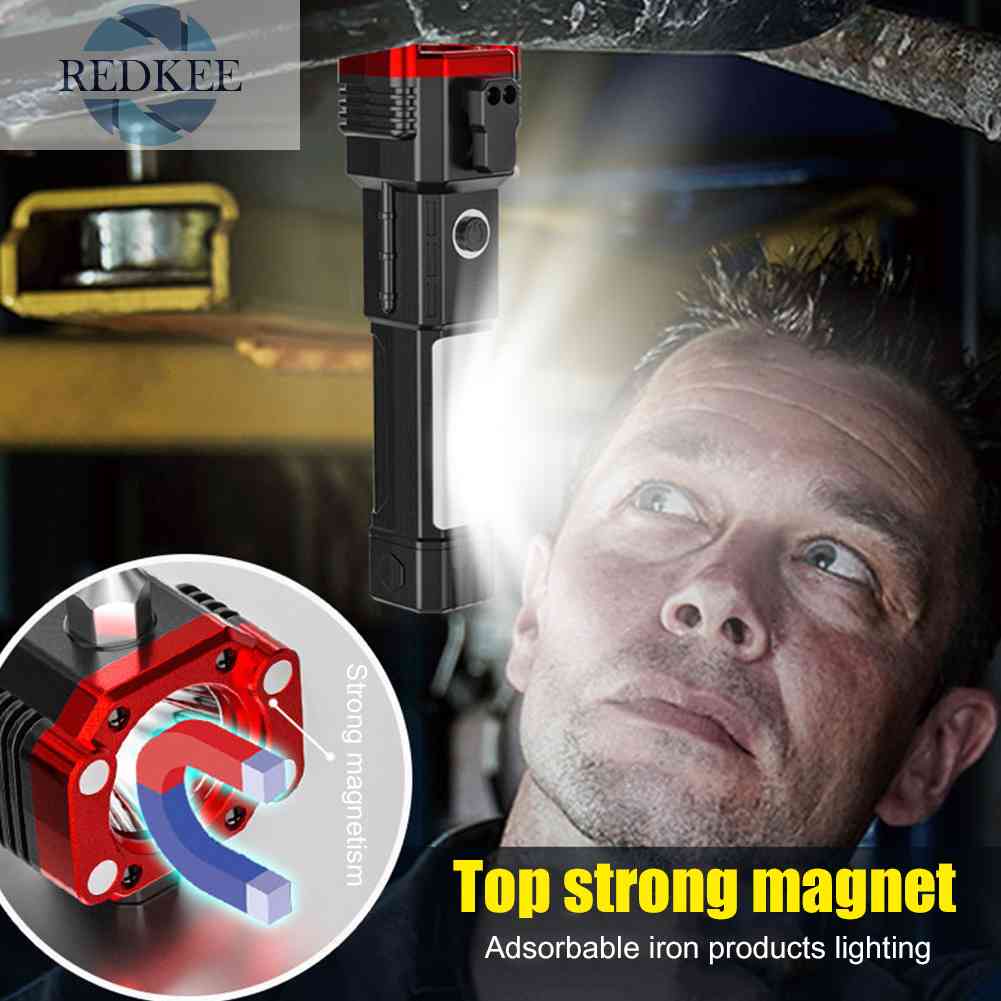 Đèn Pin Chống Thấm Nước 1200mAh COB LED