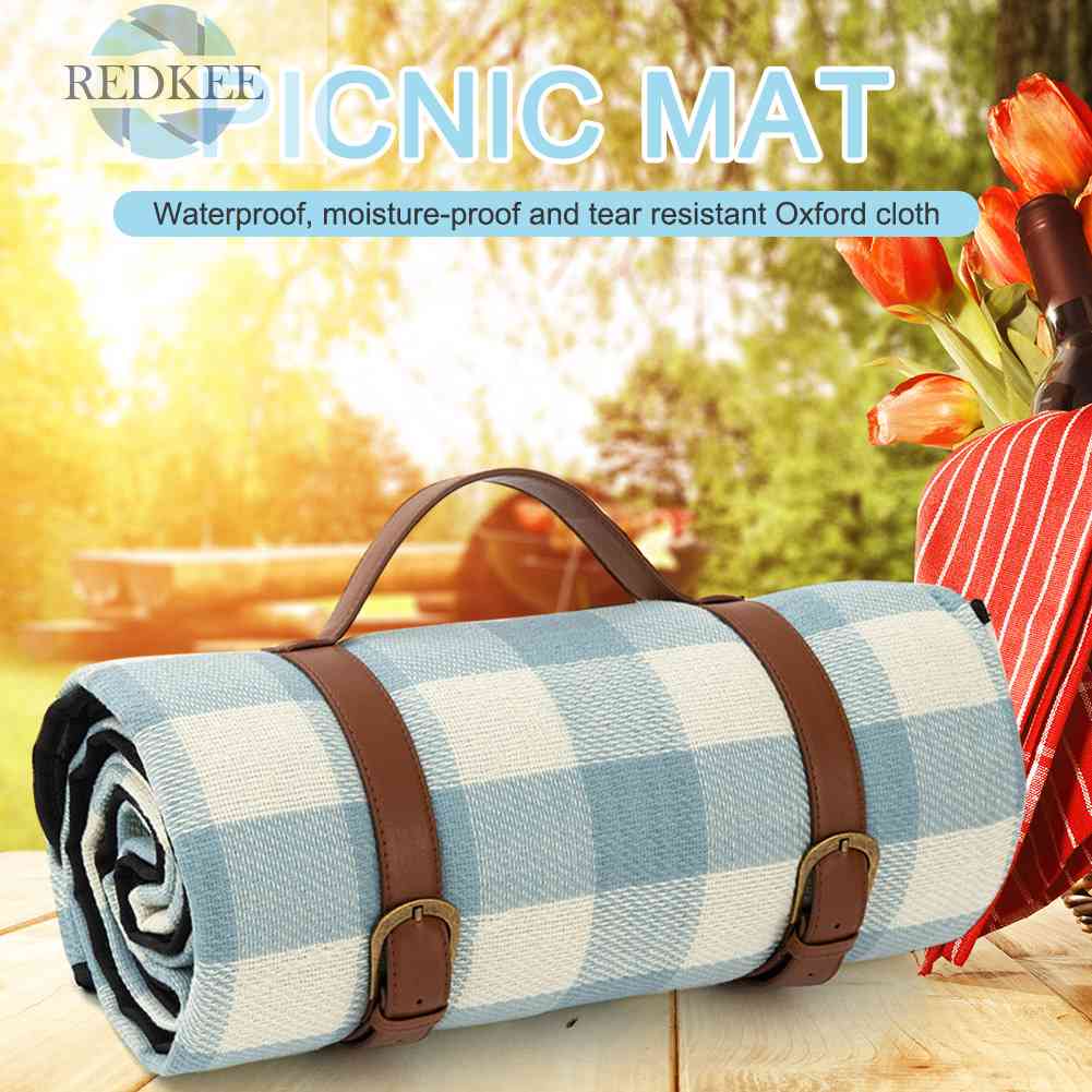 Thảm Da Cắm Trại Chống Thấm Nước Gấp Gọn Tiện Dụng