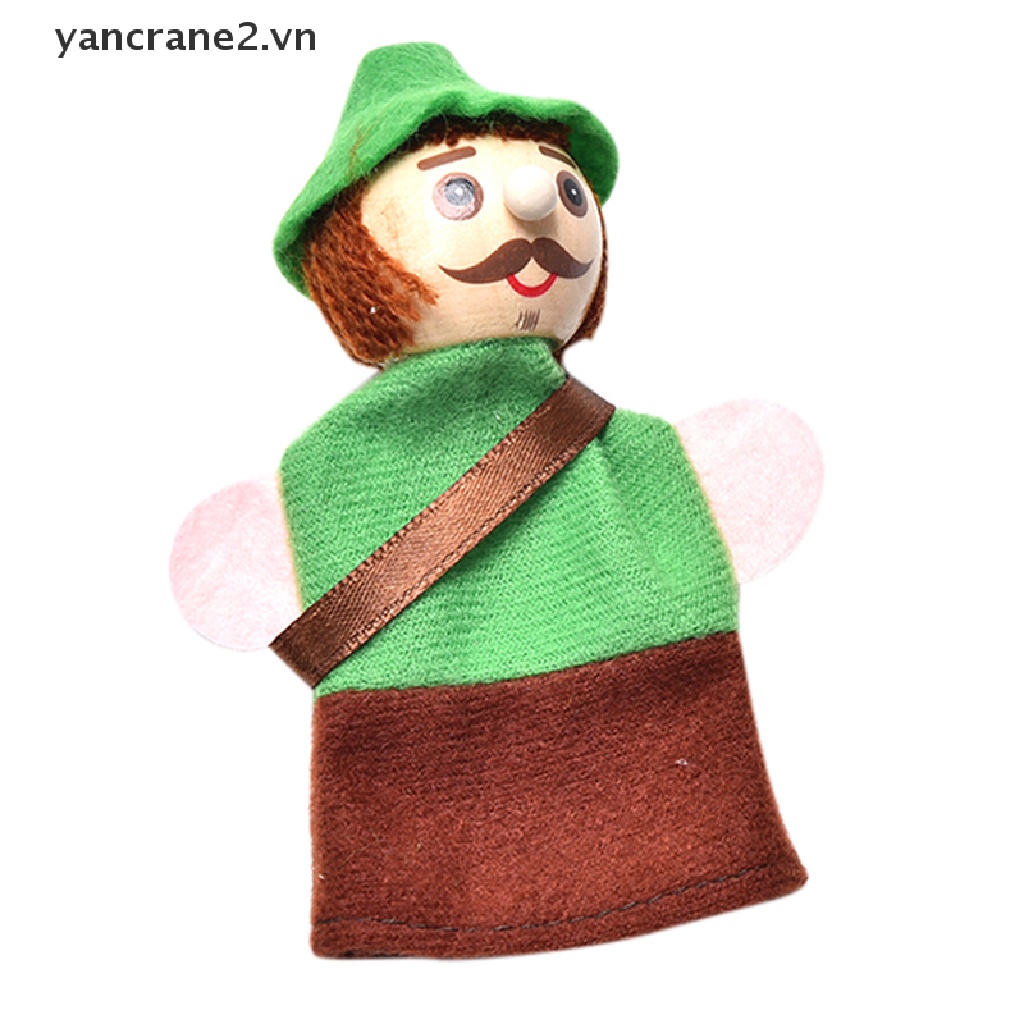 Set 4 Con Rối Ngón Tay Hình Cô Bé Quàng Khăn Đỏ Dành Cho Bé Yêu {yancrane2.vn}