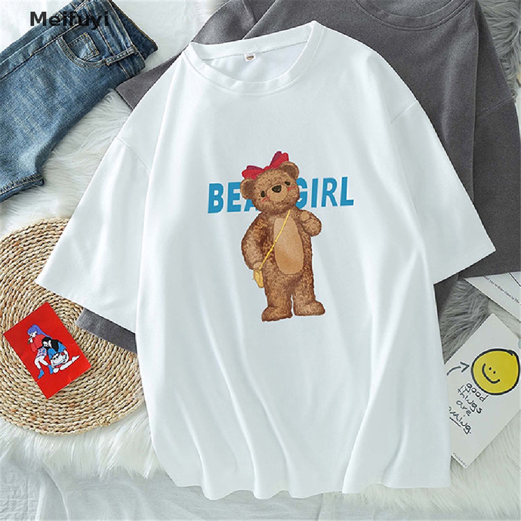 Áo Thun Tay Ngắn Cổ Tròn In Chữ Thời Trang Mùa Hè Cho Nữ