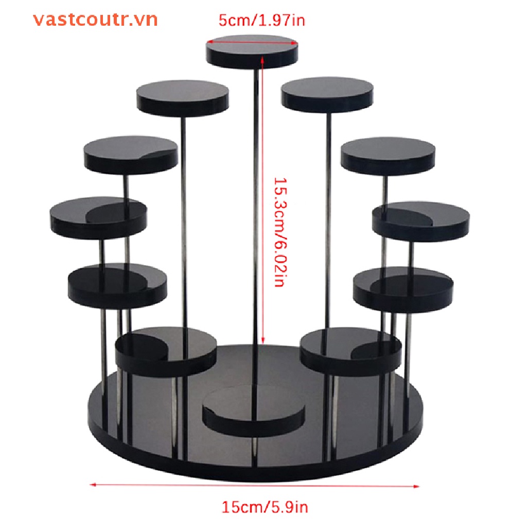 Giá Đỡ Acrylic Nhiều Tầng Dùng Trưng Bày Bánh Cupcake / Trang Sức