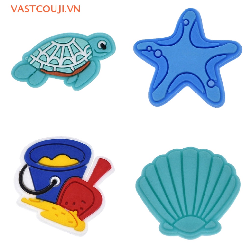 1 Phụ Kiện Khóa Giày Chủ Đề Mùa Hè VASTJI PVC VN