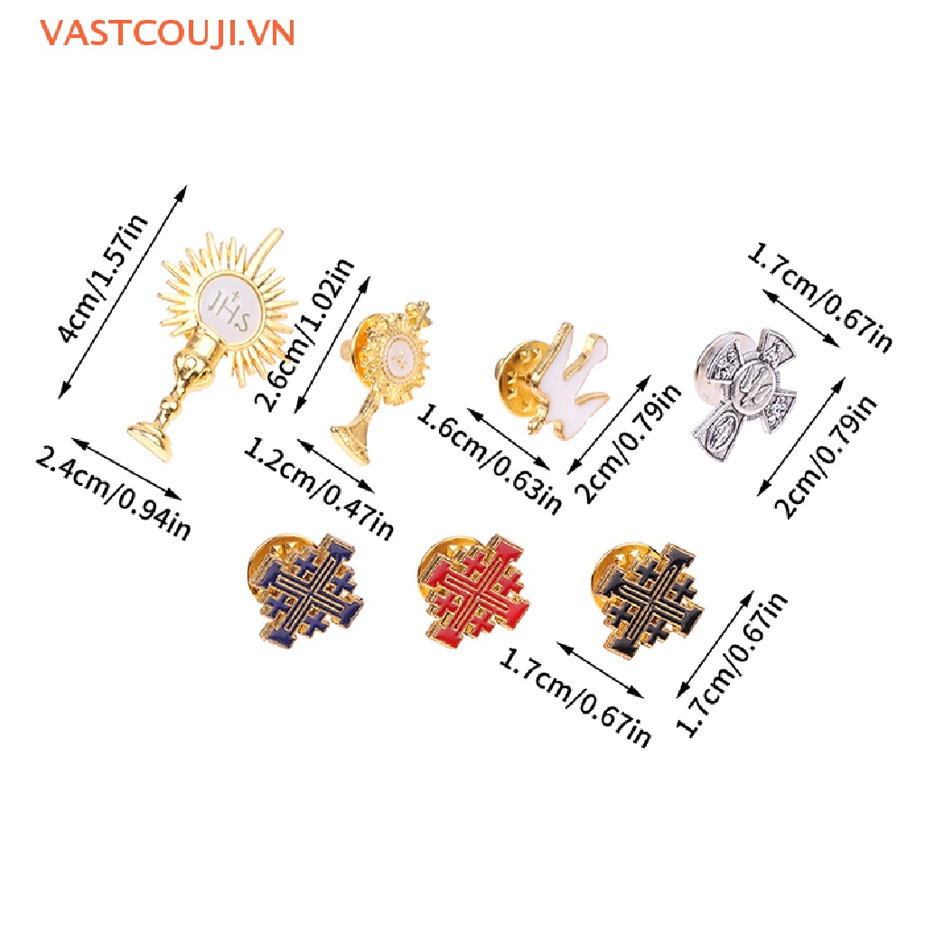 1 Huy Hiệu Cài Áo Hình Thánh Giá