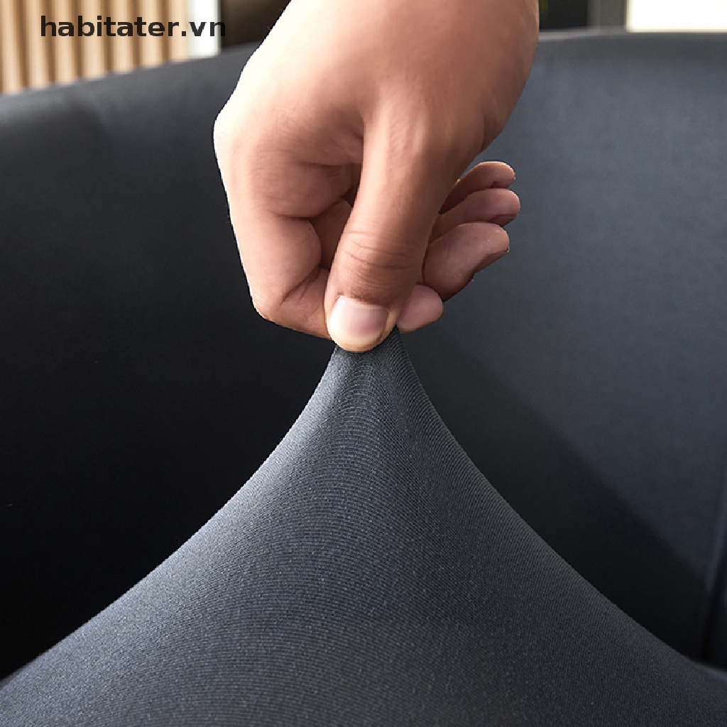 Vỏ Bọc Ghế Sofa Đơn Màu Trơn Co Giãn Trang Trí Phòng Khách / Khách Sạn