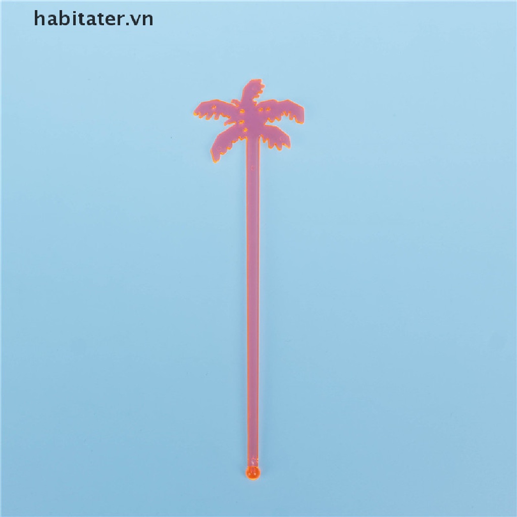 Tater Bộ 50 Cây Khuấy Cocktail Hình Cây Dừa Vn VN VN