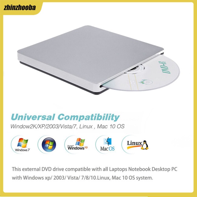 Đầu Đọc Ổ Đĩa Ngoài USB Cho Apple MacBook Air Pro