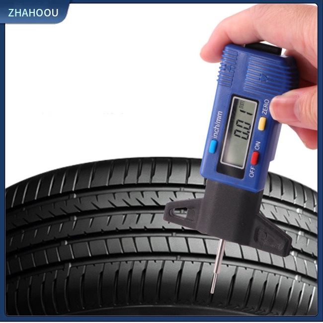 ☃Phụ Kiện Trang Trí Nhà Cửa Độc Đáo Sáng Tạo☃ Máy Đo Độ Sâu Lốp Xe Hơi Kỹ Thuật Số Kết Nối Bluetooth