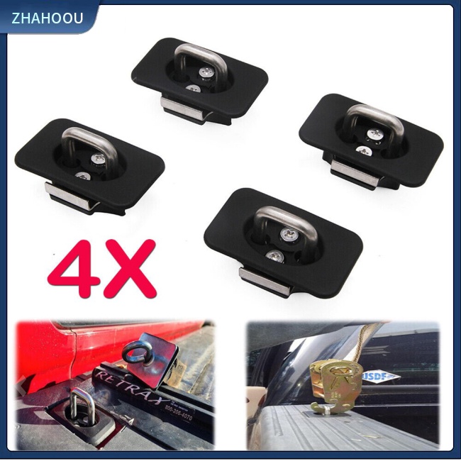 ☃Nhà Cửa☃ Set 4 Chốt Gài Dây Cho Xe Hơi Ford Truck F150 / f250 / f350