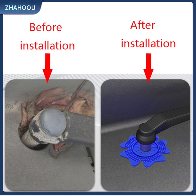 ☃Nhà Cửa☃ Set 2 Vỏ Bọc Bảo Vệ Lỗ Cần Gạt Nước Chống Bụi Chống Tuyết Cho Kính Chắn Gió Xe Hơi